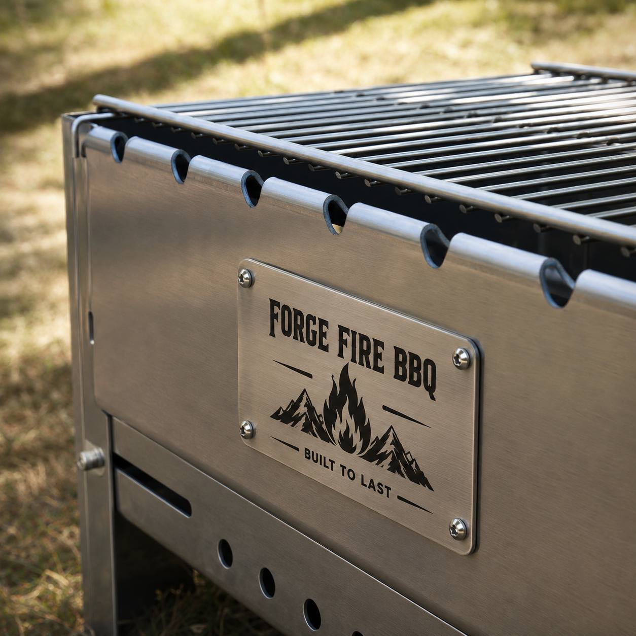 Forge Fire BBQ Portable Stainless Steel Grill