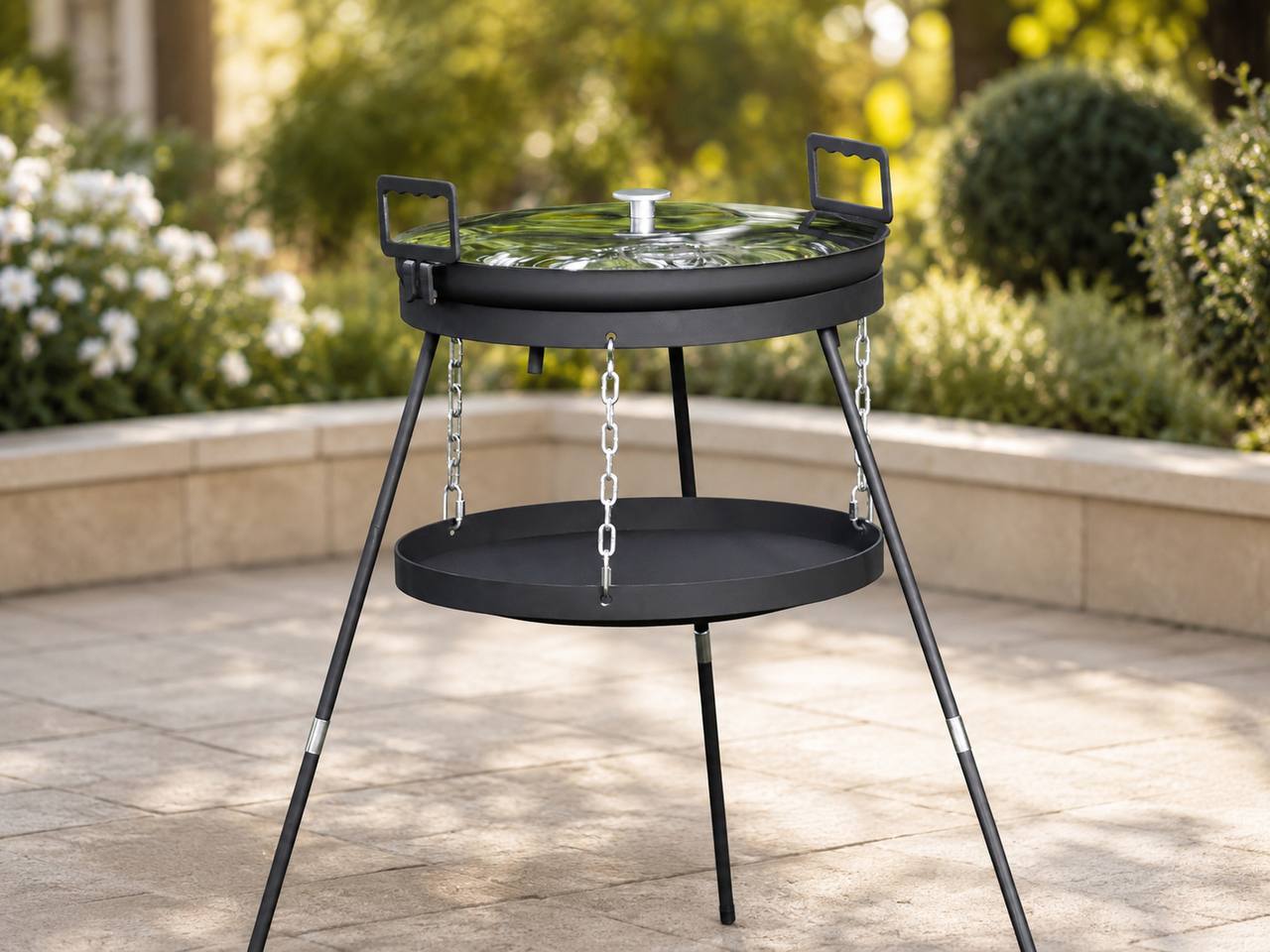 Forge Fire BBQ Outdoor Cooking Pan