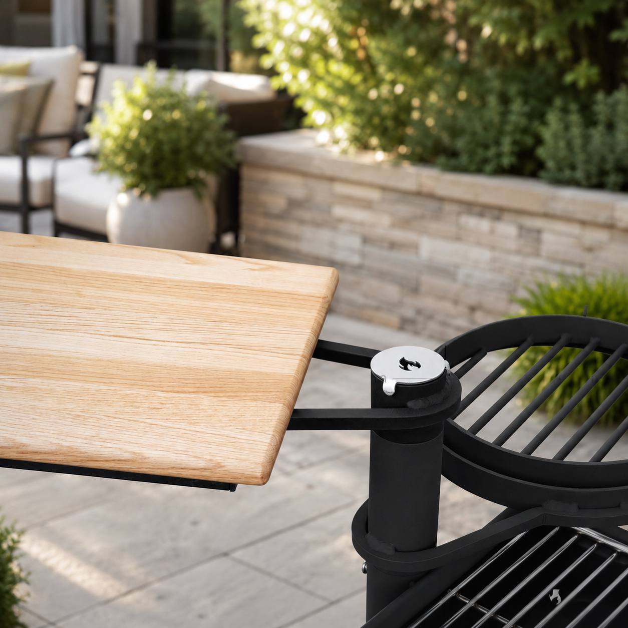 Forge Fire BBQ Multifunctional Outdoor Grill – Black