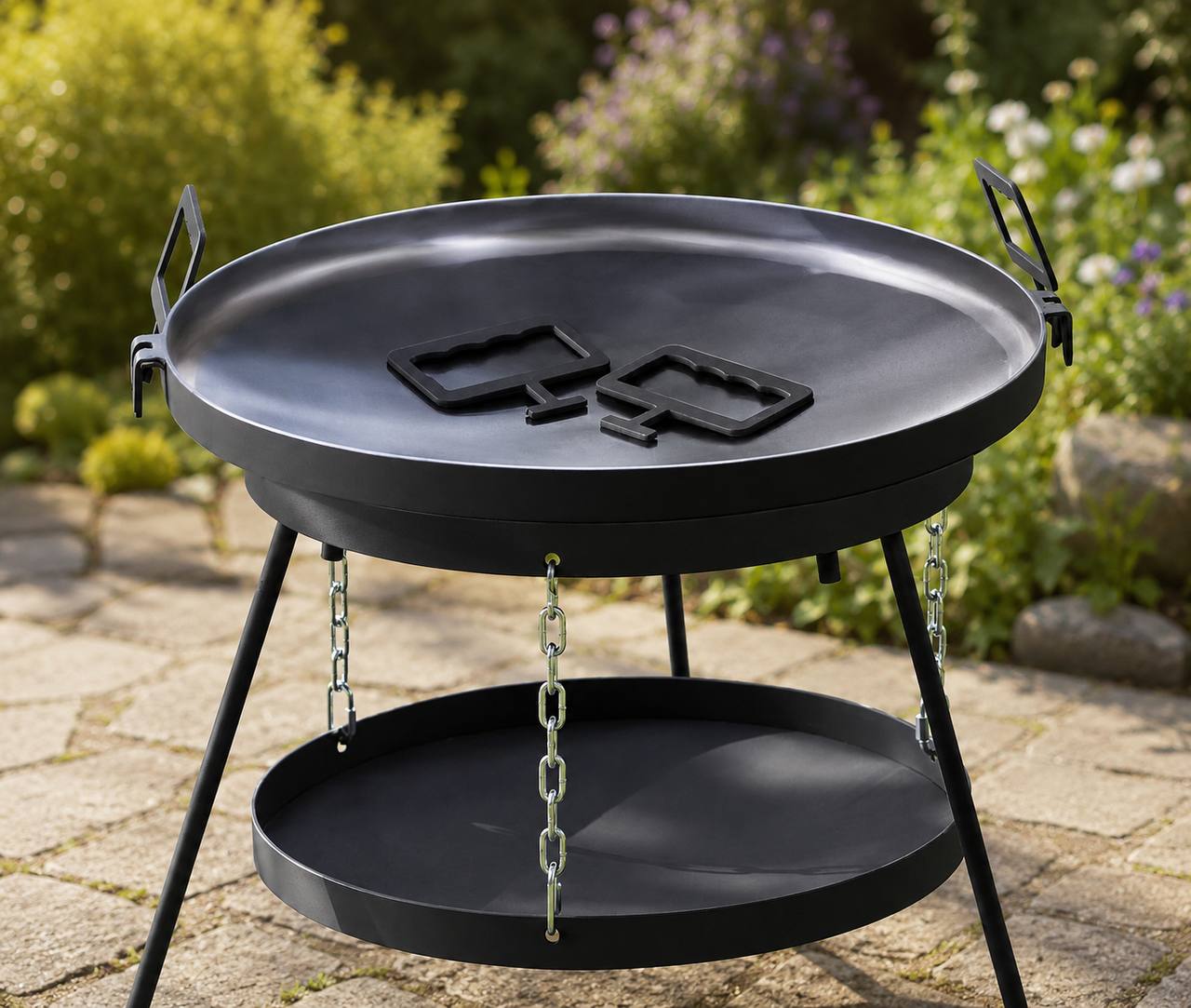Forge Fire BBQ Outdoor Cooking Pan