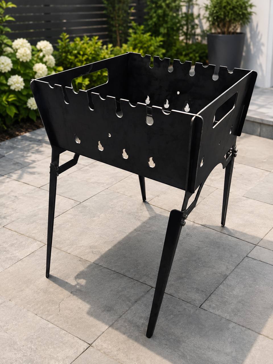 Forge Fire BBQ Portable Skewer Grill – Black