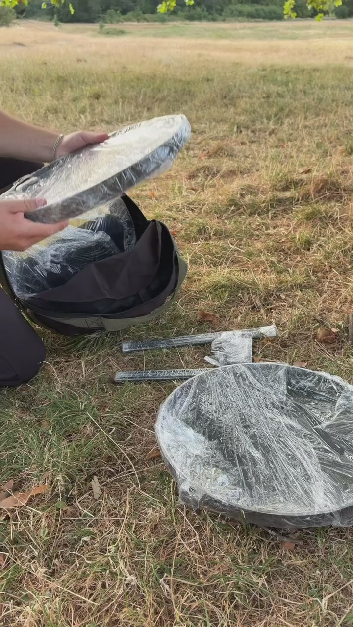 Forge Fire BBQ Outdoor Cooking Pan
